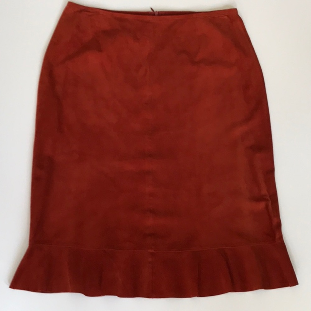 Harold’s suede skirt